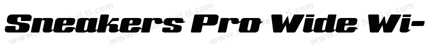 Sneakers Pro Wide Wi字体转换